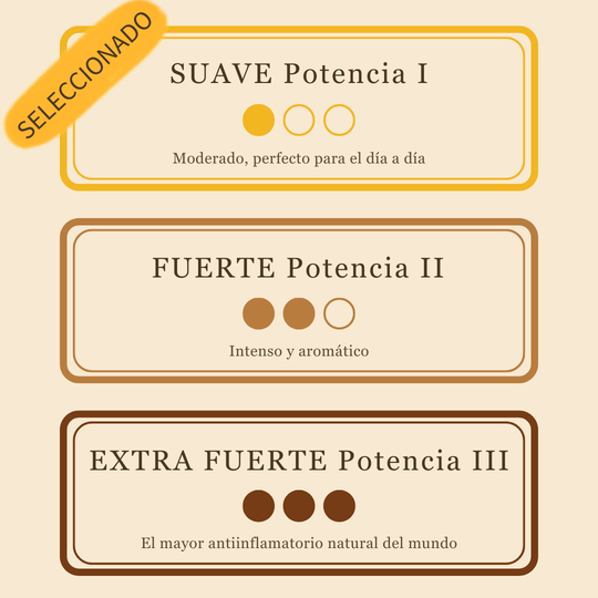 Cúrcuma Suave | Potencia 1 (3-5%) | India | 100gr