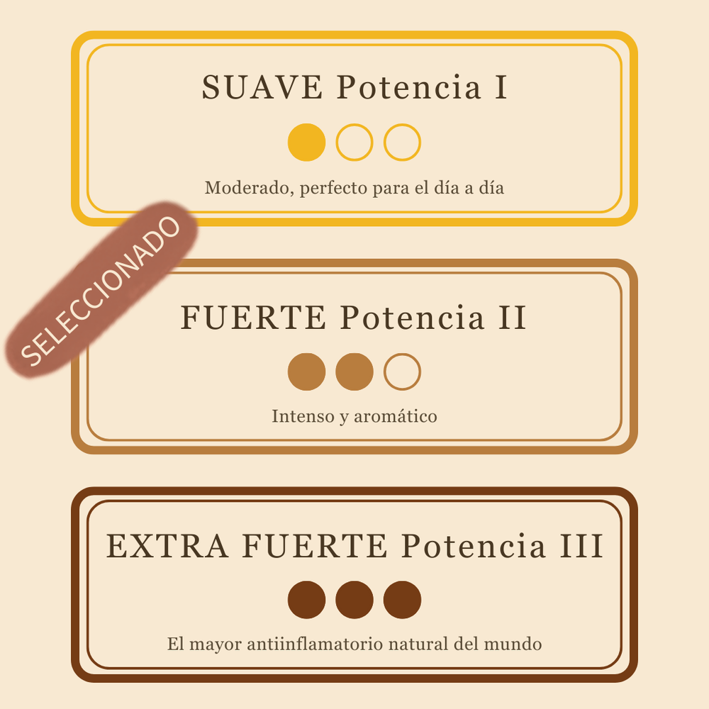 Cúrcuma Fuerte | Potencia 2 (5-7%) | India | 100gr