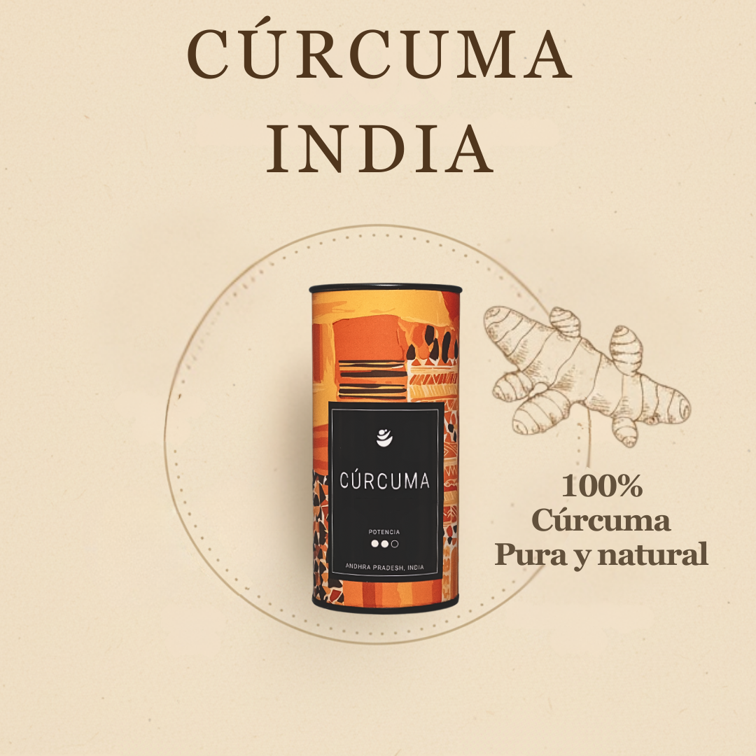 Cúrcuma Fuerte | Potencia 2 (5-7%) | India | 100gr