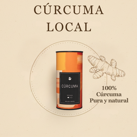 Cúrcuma Local | Potencia 1 (3-5%) | Málaga | 80gr