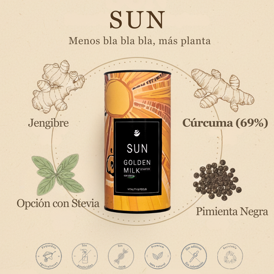 Sun Golden Milk STARTER. 150gr (75 porciones)
