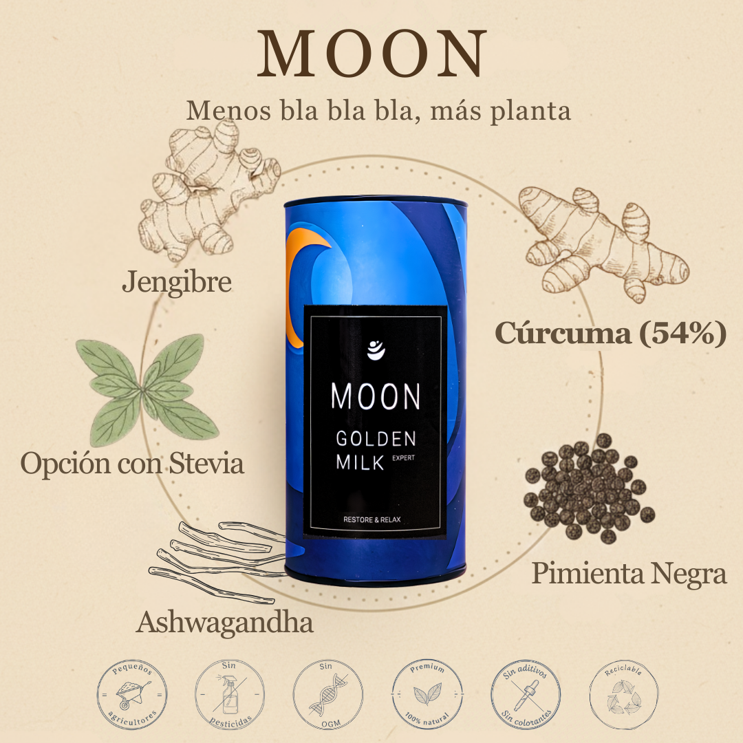 Moon Golden Milk EXPERT. 150gr (75 porciones)