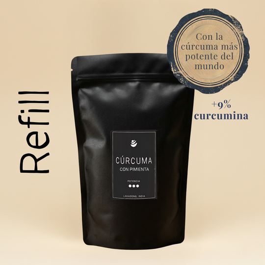 Cúrcuma Extra Fuerte con Pimienta Negra | Potencia 3 (+9%) | 80gr