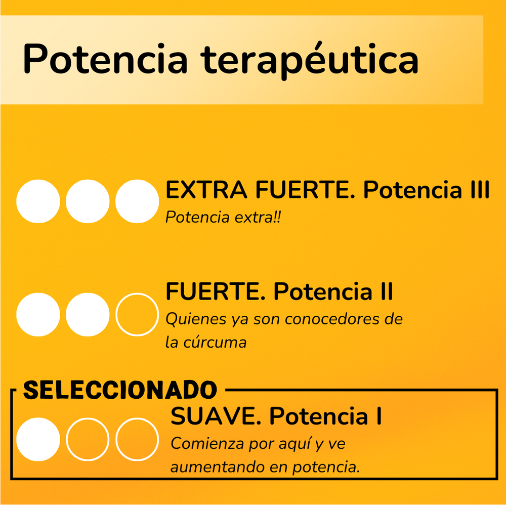 Cúrcuma Suave | Potencia 1 (3-5%) | India | 100gr