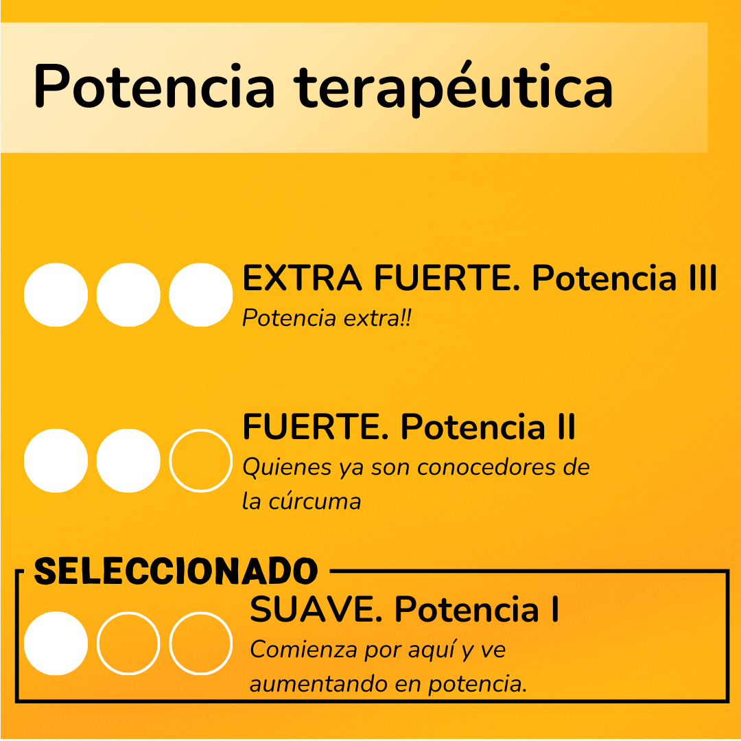 Cúrcuma Suave | Potencia 1 (3-5%) | India | 100gr
